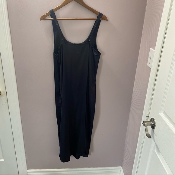 NWT Abercrombie Little Black Sexy Slip Maxi Cocktail Dress Size Medium - Picture 3 of 4